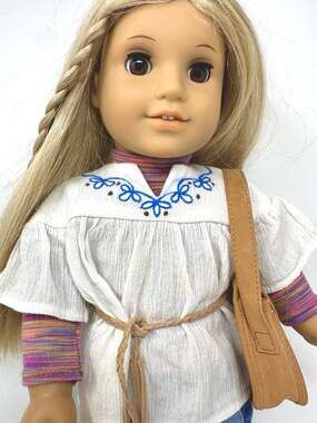 Julie Albright American Girl 18" Blonde Hair Brown Eyes 2009 1970’s 70s doll